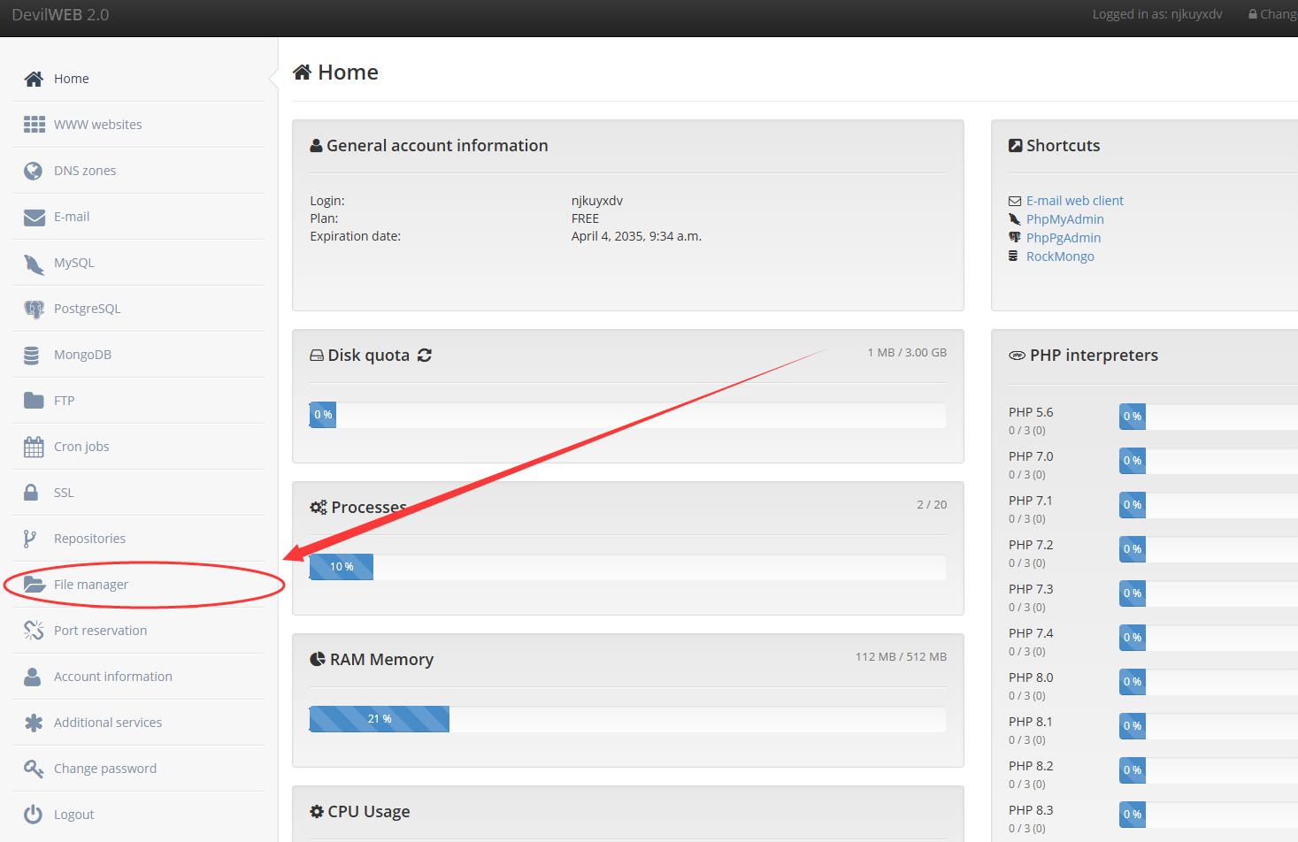 File manager